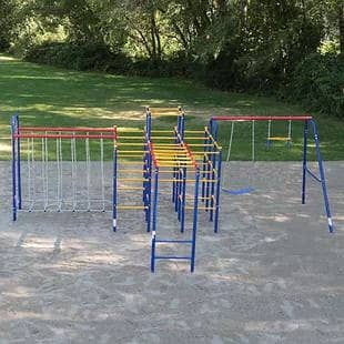 Fiber slide swing play unit for park swing seesaw jhula garden outdoor 10