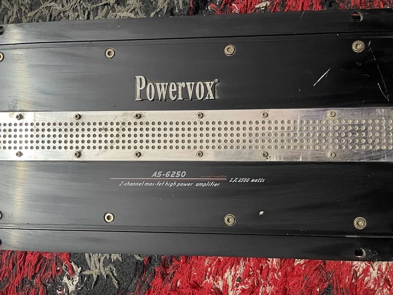 mono block amplifier powervox 0