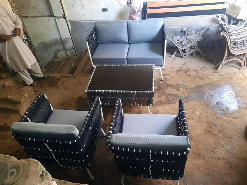 Outdoor L shape sofa in wholesale prise 10000 per seat 6