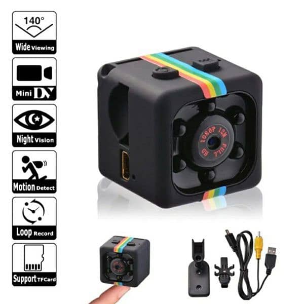 Sq11 Mini Camera Hd 1080p Sensor Night Vision Micro Video Small Camera 0
