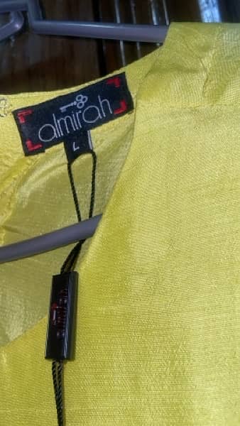 raw silk embroidered brand new shirt large size from brand almira 3