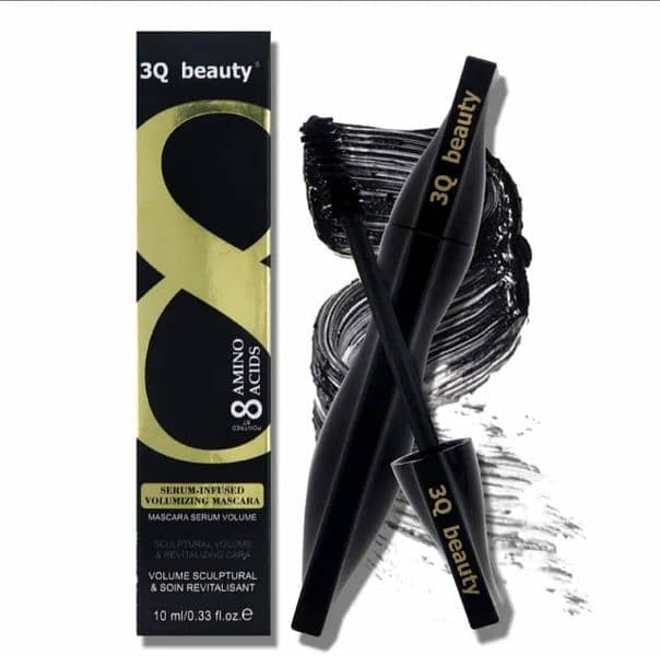 Natural 3Q Beauty Organic Curling Waterproof Unique Black Mascara. 5