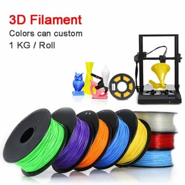 3D Printer Spool PLA, +, pro /CF /ABS /PETG /Resin /SILK /TPU Filament 4