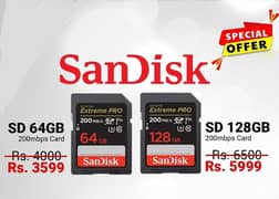 Sandisk 64Gb Memory Card For Camera