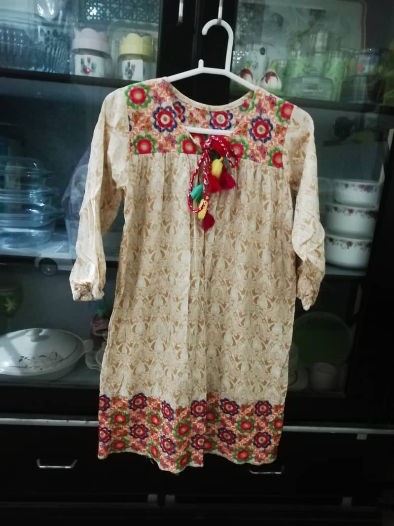 Embroidered 2pc lawn dress 0