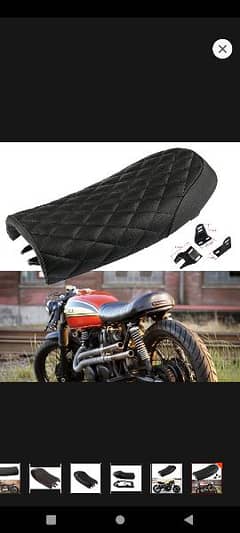 cafe racer style seat for motorcycle universal delivery all Pakistan