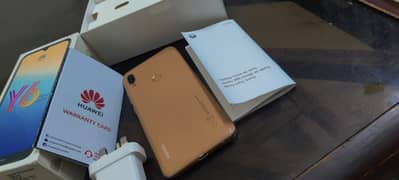 Huawei Y6 2019 with working Fingerprint all ok Box phone for sale