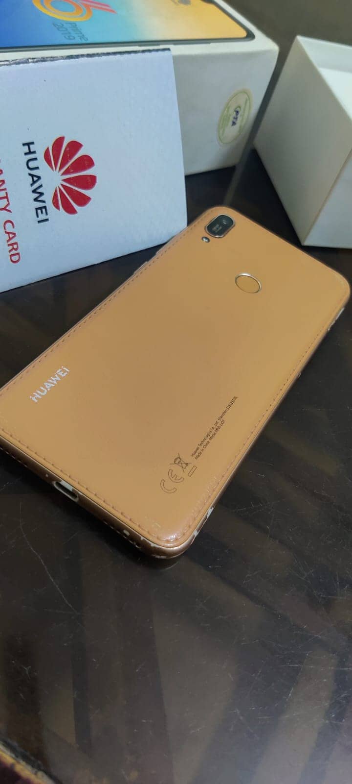 Huawei Y6 2019 with working Fingerprint all ok Box phone for sale 2