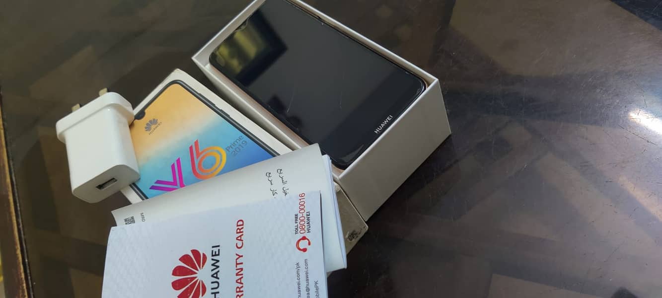 Huawei Y6 2019 with working Fingerprint all ok Box phone for sale 4