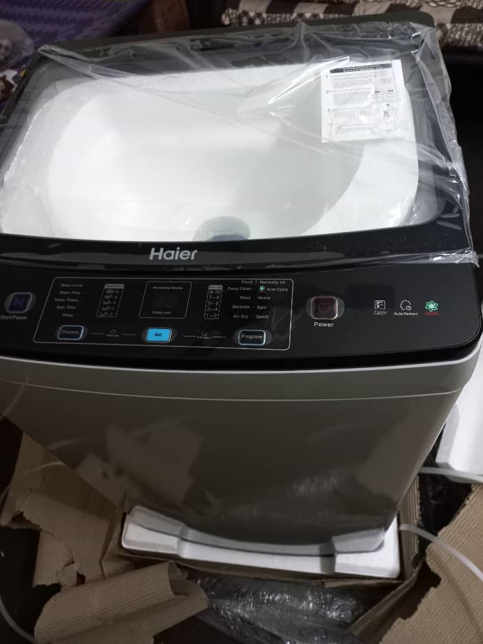 Haier automatic washing machine 8.5kg urgent sale need cash 1