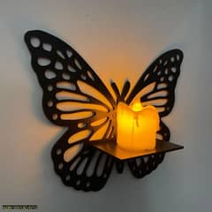 butterfly silver black lamp, 3 in one 0
