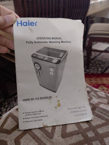 washing machine from haier 5