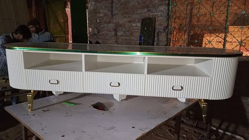 led rack console TV table 2
