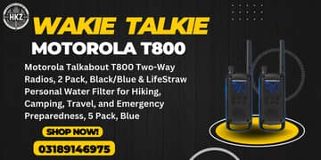 Walkie Talkie | Wireless Set Official Motorola T800/Two Way Radio