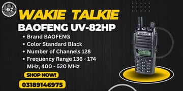 Walkie Talkie | Wireless Set Official UV-82HP Two Way Radio