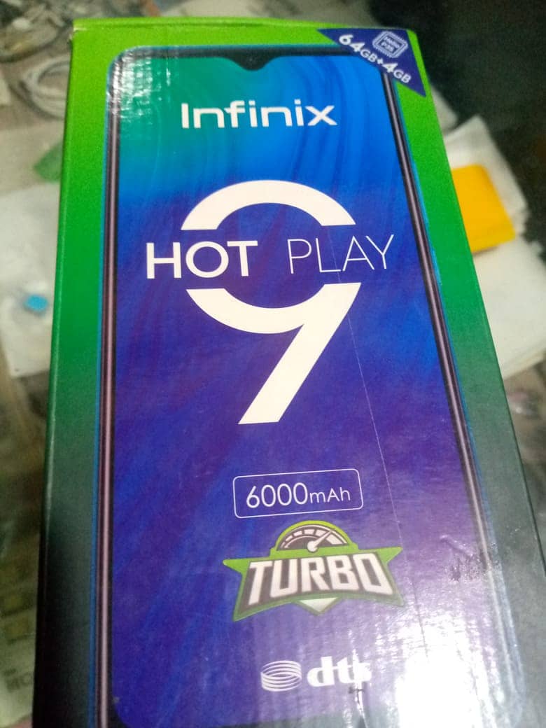 Infnix hot 9 play with box 3