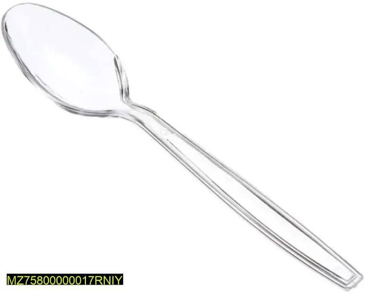 Disposable Glass Plates Spoon 10