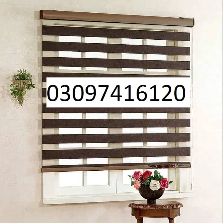 window blinds, Roller Blinds, Zebra Blinds in Lahore (thick fabric) 10