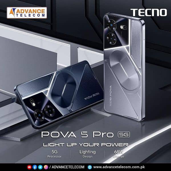 Tecno Pova 5 pro gaming KinG available PTA Approved just Box open 3