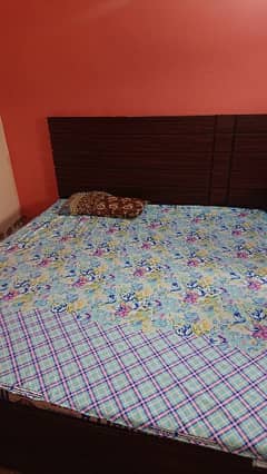 big size bed 6,6 1/2 with mattress