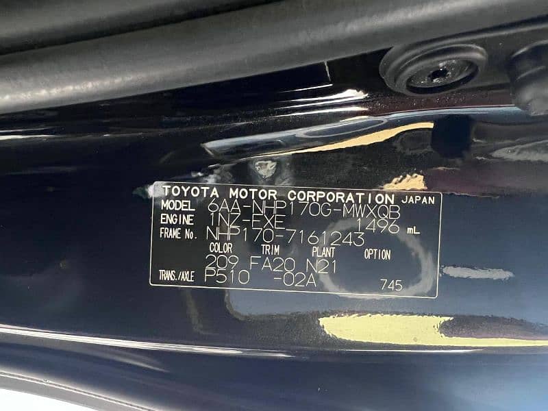 Toyota Sienta Model (2019) 
Automatic 9