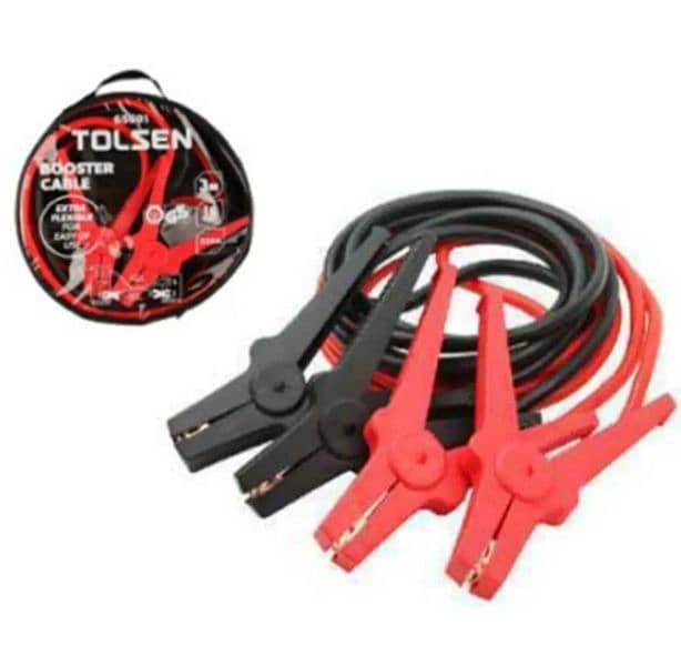 Powerful Tolsen Booster Cable for Heavy Dury Car Batteries 1