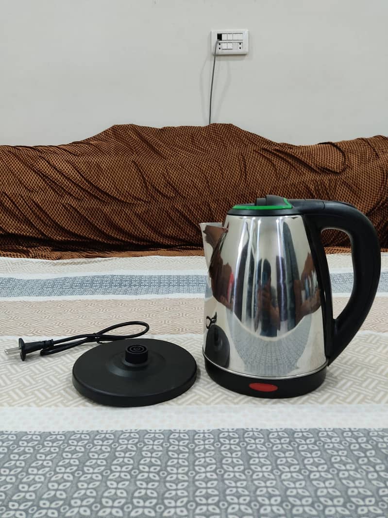 Electric Kettle Stainless Steel 2 Litre (Brand New) 1