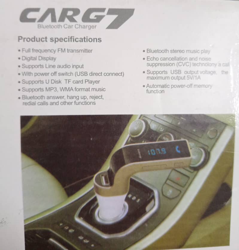 Mp3 Player and G7 Car Modulator 7