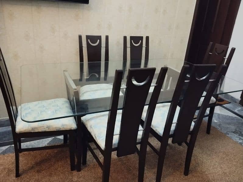 Dining table with 6 chairs 5