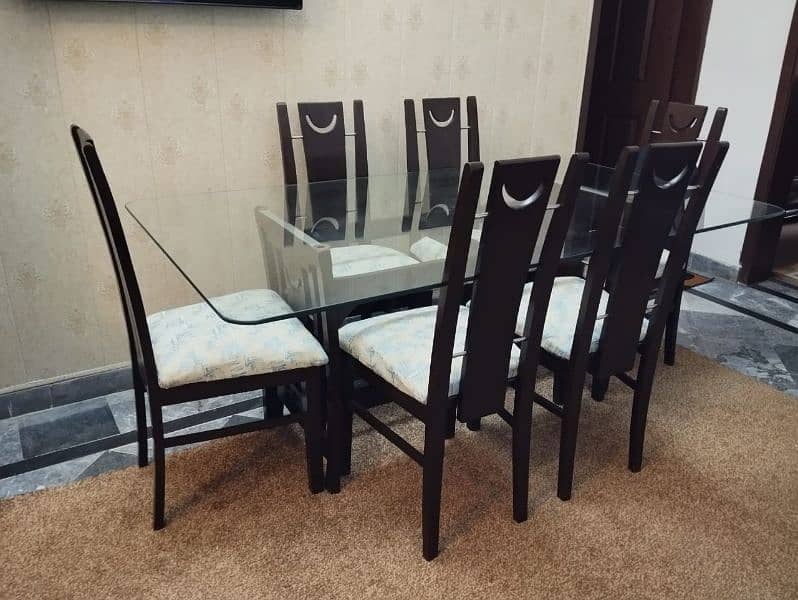 Dining table with 6 chairs 8