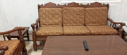 pure sheesham with best price sofas in good condition