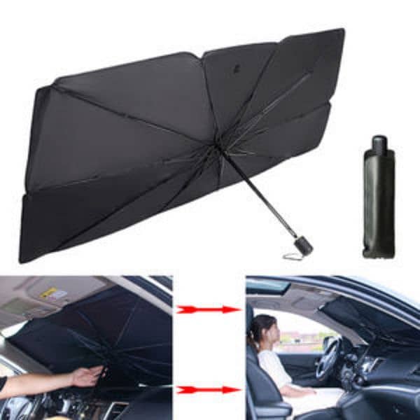 Alpha Car Windshield Sunshade foldable umbrella 8