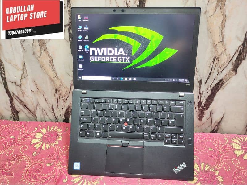 Lenovo Thinkpad T480 (Gaming Laptop) MX150 Nvidia Graphics 2GB 5