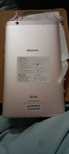 docomo tab 3/32 mint condition charger tab cover nd tab 3