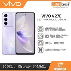 vivo v27e 8+8/256gb complete box