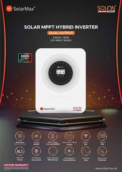 SolarMax Solon 6KW & 3.6Kw Hybrid Inverter with double input & output