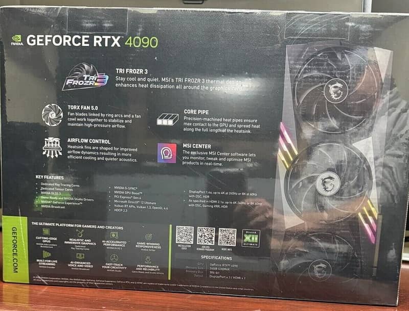 MSI GeForce RTX 4090 gaming X TRIO 24GB 1