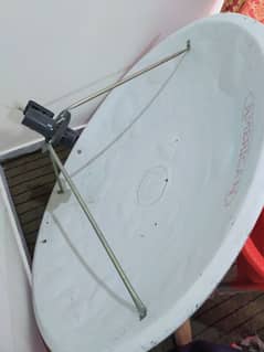 Dish (4 feet) + Dish receiver + C band LNB + Ku band LNB