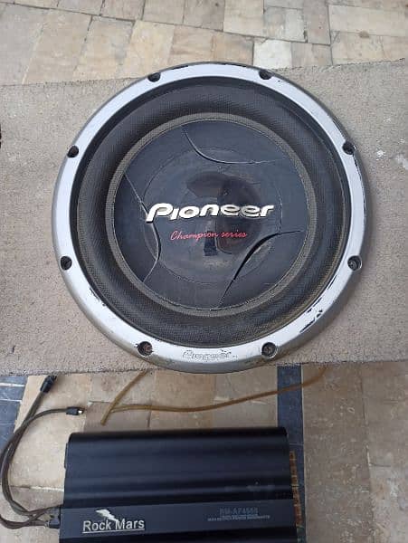amplifier 3000 watts Woofer with speaker complete set 1
