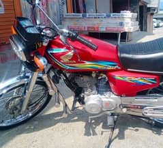 Honda bike CG 125 model 2018 for sale