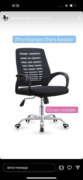 Office Chairs Revolving and Fixed 16
