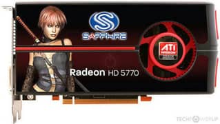 AMD Radeon 5770 Gaming Rendering Graphic Card