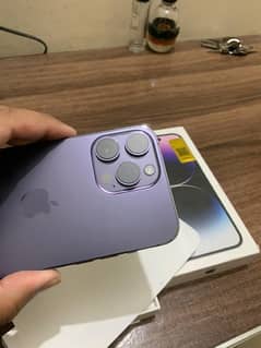 Iphone 14 Pro Max Deep Purple 128gb Non Pta 2 Months Esim Availible