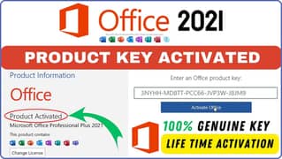 Microsoft Office 2021 Professional Plus Windows Product Key License