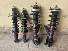 Sustec Pro One Way Performance Coilovers For Civic ES/CF 2002-2005