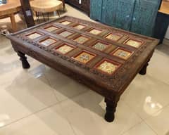 coffee tables Swati hand carved 0