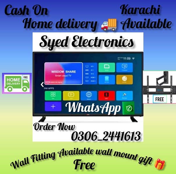 New Day  offer 32" inch Samsung smart led tv new model Available 2024 0