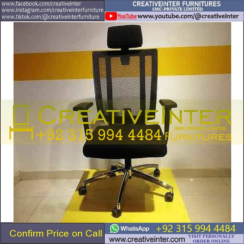 Office Executive chair Reception Manager desk workstation CEO table 4