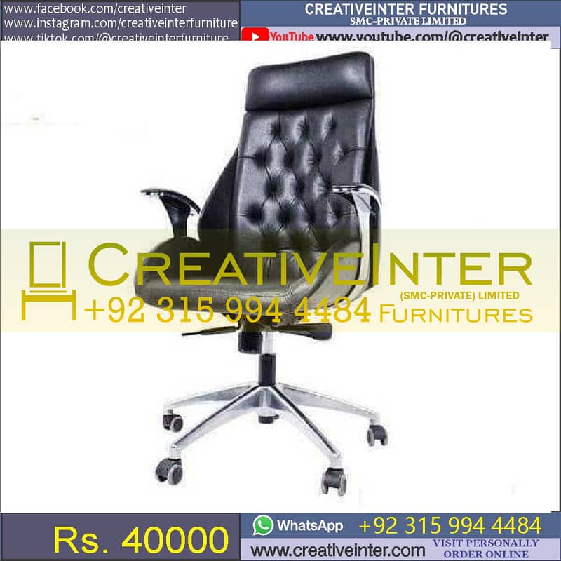 Office Executive chair Reception Manager desk workstation CEO table 1