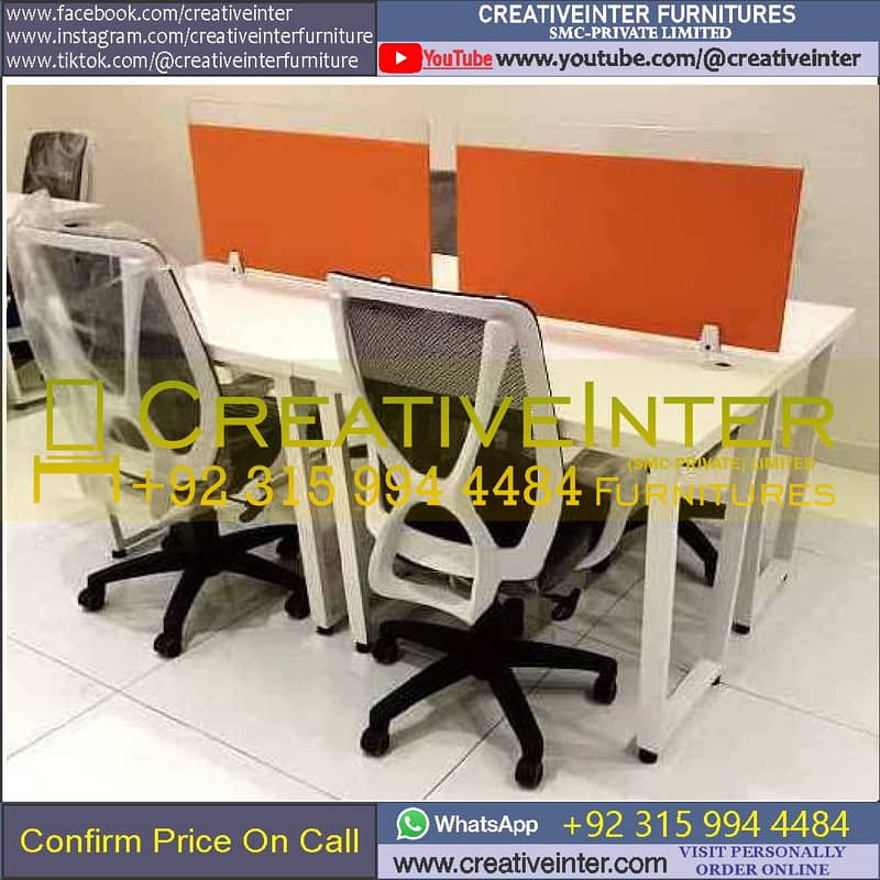 Office Executive chair Reception Manager desk workstation CEO table 2
